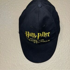 Scholastic Kid’s Harry Potter Black Baseball Cap with Gold Embroidery
